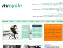 Tablet Screenshot of micycle.org.uk